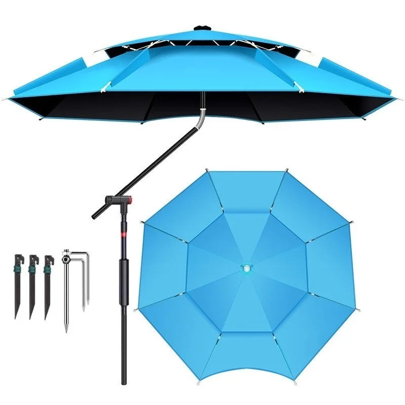 Parasol anti vent plage