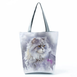 Sac de plage chat