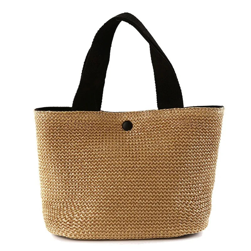 Sac de plage en paille Banana Moon