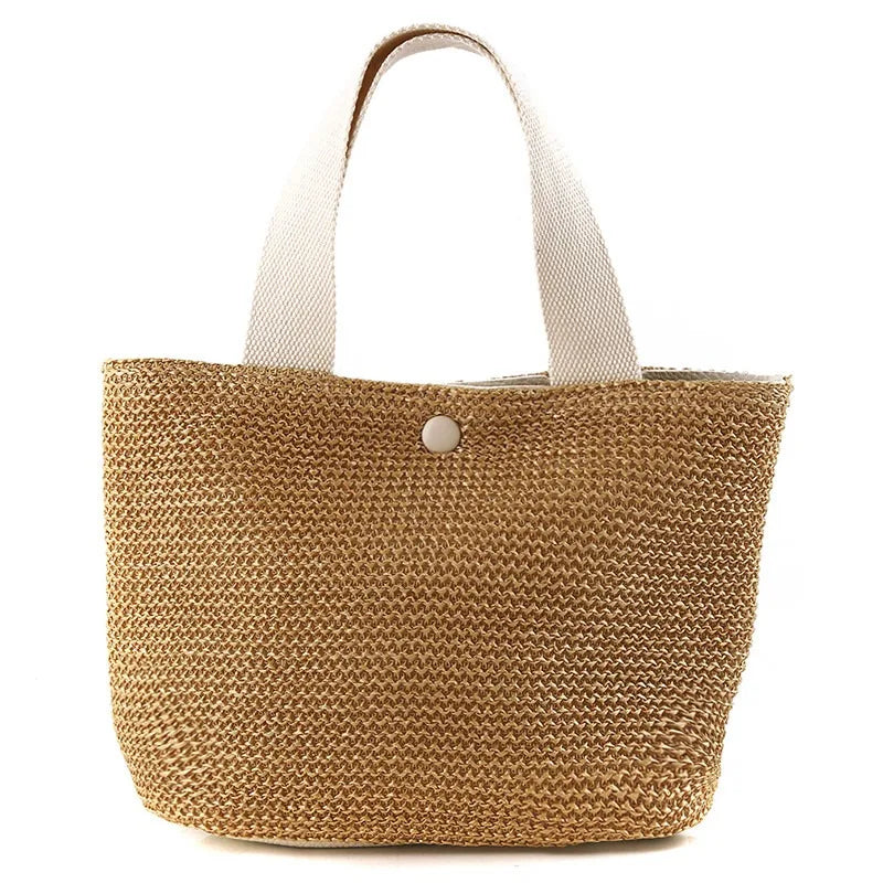 Sac de plage en paille Banana Moon