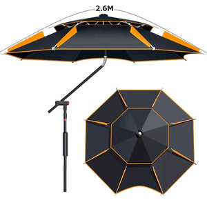 parasol anti vent et solaire pour plage