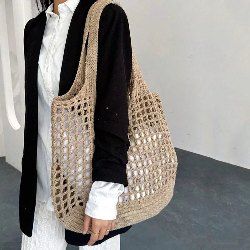 sac crochet raffiné pour plage