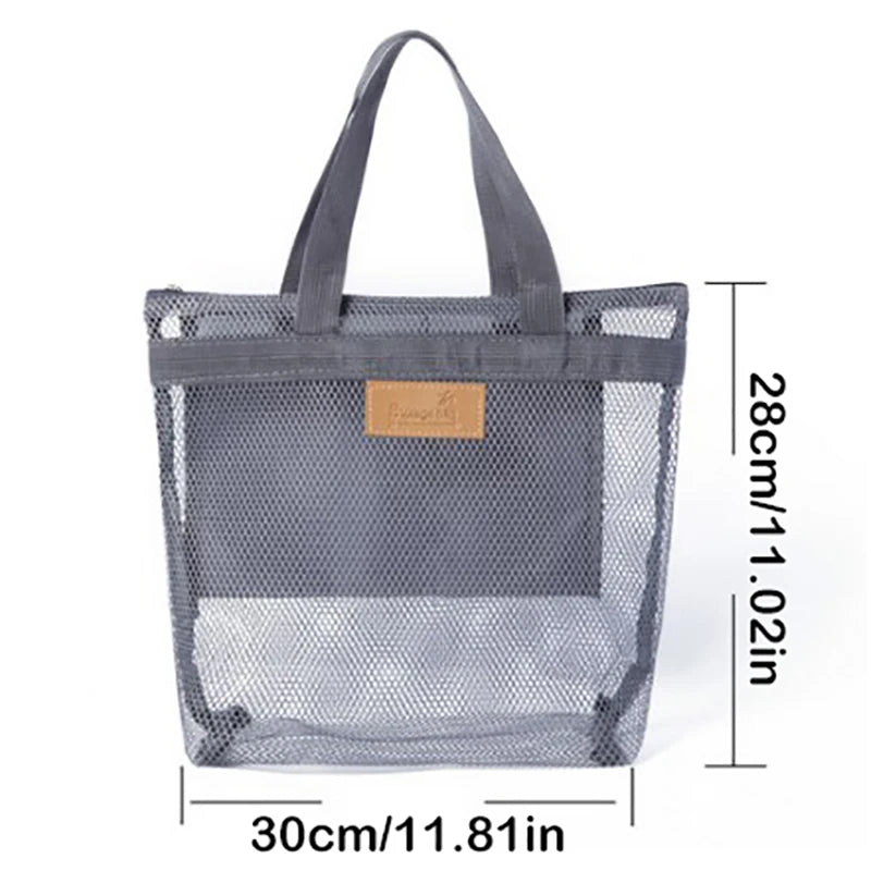 sac de plage avec fermeture zip