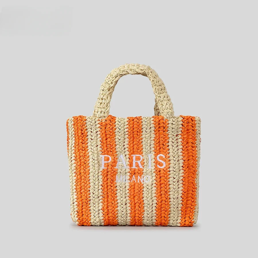 Sac de plage en paille