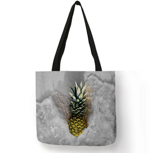 sac de plage imprimé tropical ananas