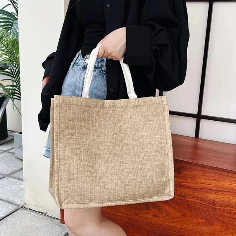 Sac de plage en jute