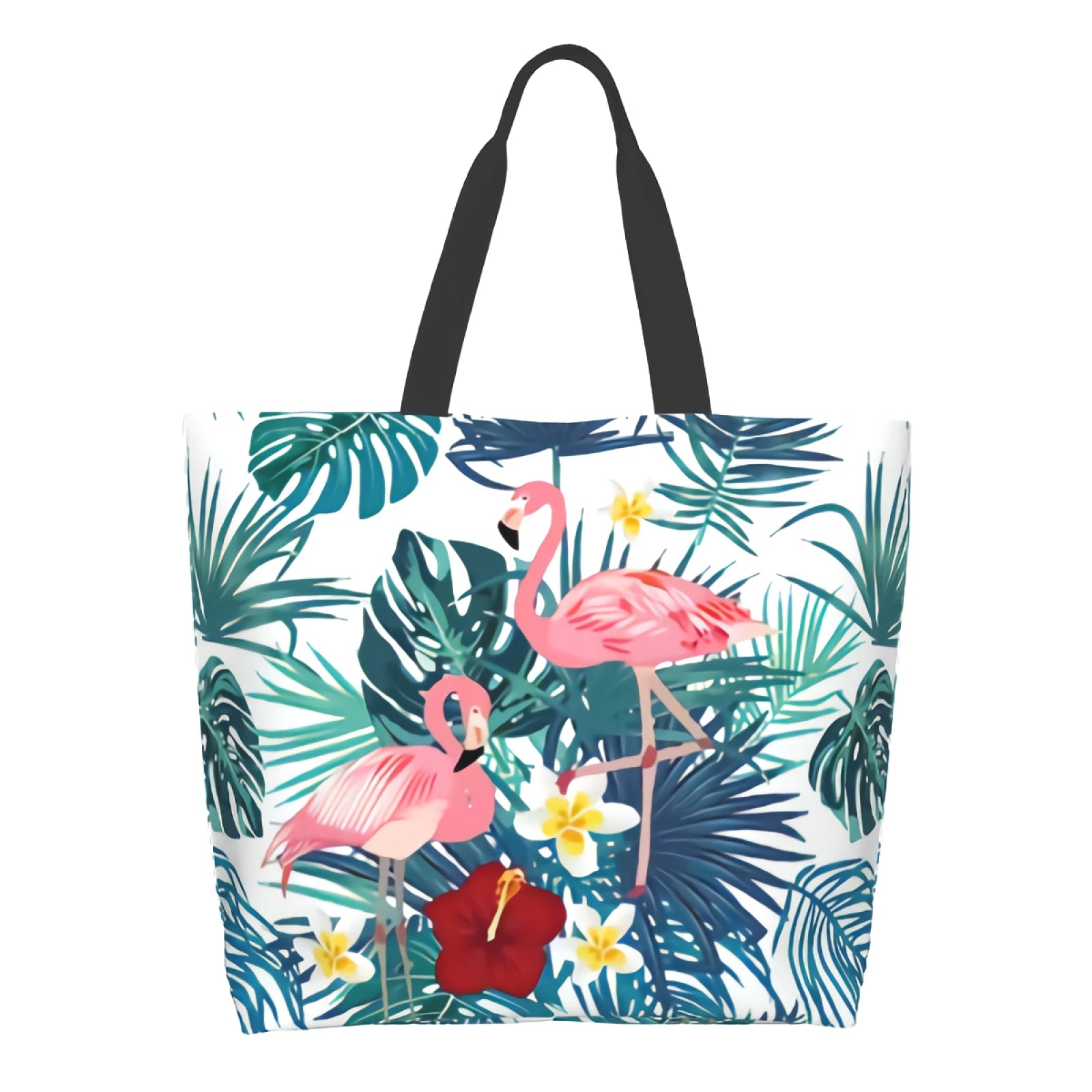 Sac de plage flamant rose